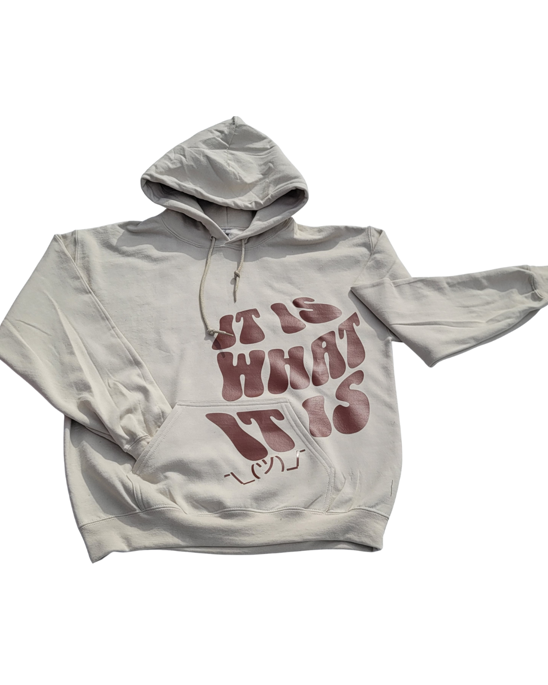 It is what it is Hoodie (White)